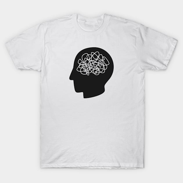 Mental Health Brain Scramble T-Shirt by THP Creative